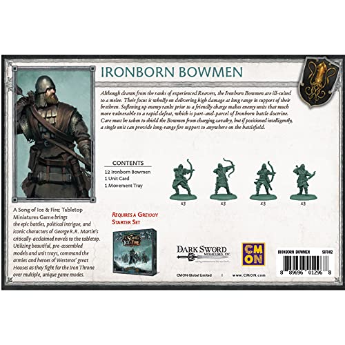 Asmodee Ironborn Bowmen: A Song of Ice and Fire Miniatures Game, Various - Image 3