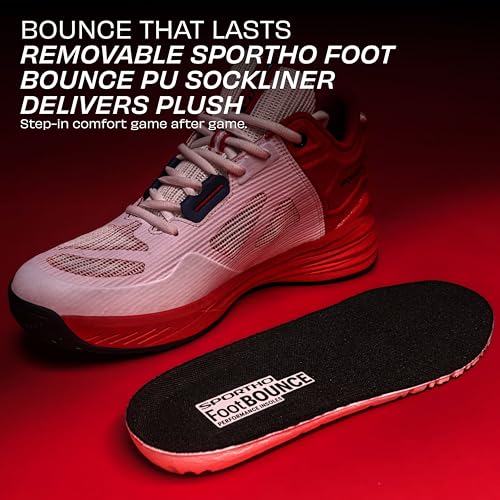 Image of Nivia SKYRUSH Basketball Shoes /Air Ventilated Mesh Fused with TPU /Multidirectional Outsole /Responsive Duo Foam Midsole