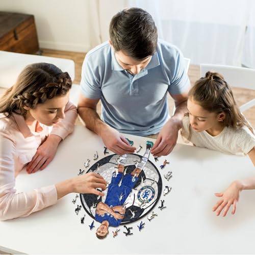 Iconic Puzzles, Chelsea, Cole Palmer, Officially Licensed Wooden Puzzle, 100% Sustainable - Image 2