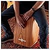 Cajon by Gear4music, Sapele, with Bag and Accessories #2