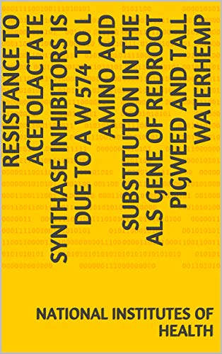 Resistance to acetolactate synthase inhibitors is due to a W 574 to L amino acid substitution in the