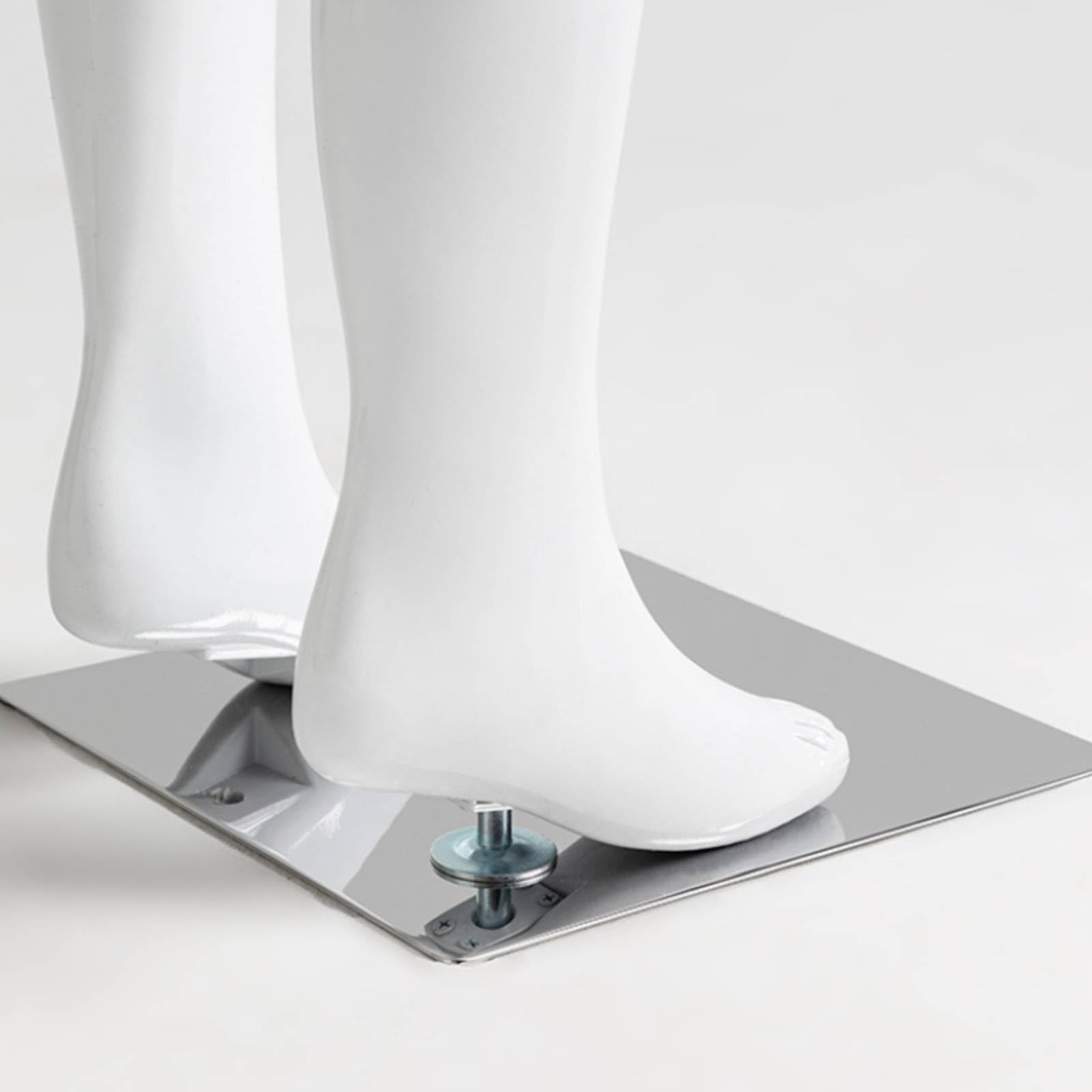 Damen-Beinmannequin mit Standfuß kompakt , Color to 4 , Beinmodell, Höhe 110 cm, Taillenumfang 67 cm, Hüftumfang 85 cm, Oberschenkelumfang 50 cm