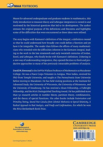 A Radical Approach to Lebesgue's Theory of Integration (Mathematical Association of America Textbooks) - Image 2