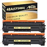 Arcon Compatible Toner Cartridge Replacement for HP 48A CF248A HP M15W HP M28W M29W HP Laserjet Pro M15w M15a M16a M16w HP Laserjet MFP M28w M28a M29a MFP M29w 48A CF248A Printer Toner (Black,2 Packs)