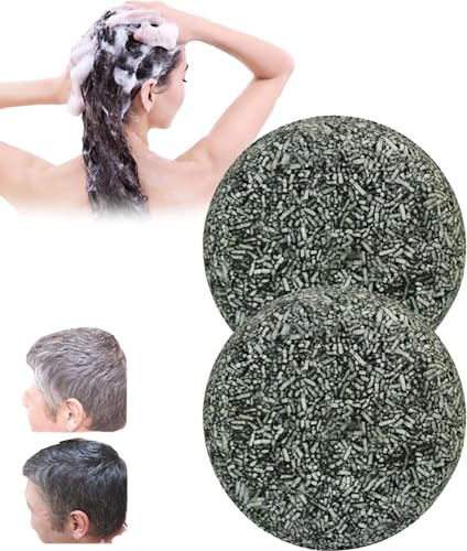 Gray Hair Reverse Bar Shampoos, 2Pcs Reverse Gray Hair Reverse Bar, Mane Gray Reverse Bar, Gray Hair Reverse Bar, Gray Reverse Bar Soap, Reverse Grey Hair Bar Shampoo, Gray White Hair Repair
