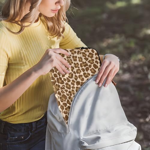 Funda para laptop 15-16 pulgadas con estampado leopardo marrón miniatura 6