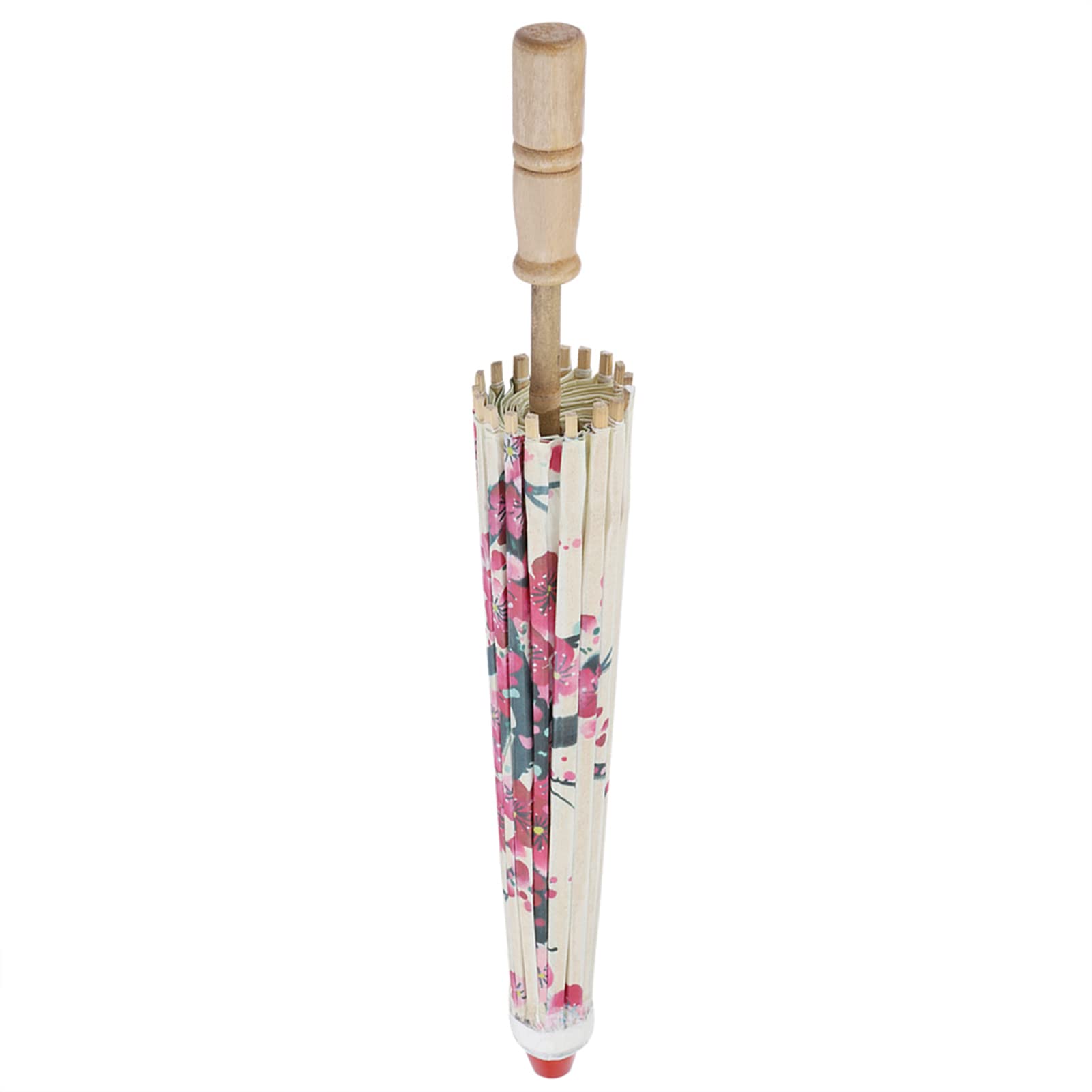 Tbest Ombrelle Asiatue, Ombrelle Japonaise,Paluies Japonais pour Femmes,Paluie en Papier Huilé Fait Main De Petite Taille Paluie De Danse Classue d'art noileur De Prunier
