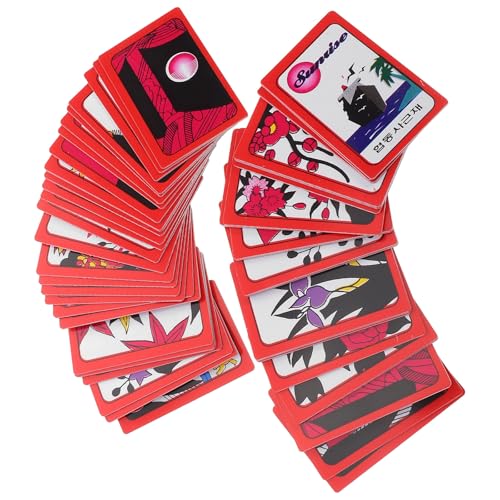 Abaodam Juego de Cartas de Mesa Familiares de Papel Portátil para Actividades Interactivas en Interiores y Eventos Familiares