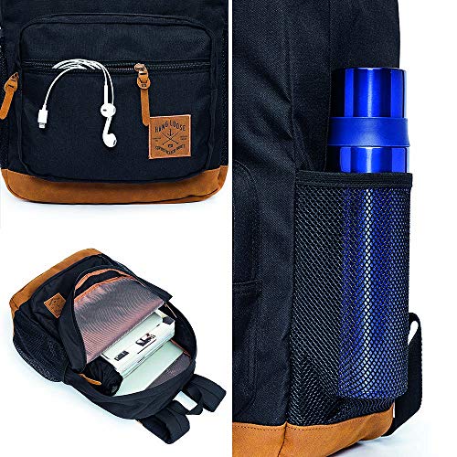 Mochila Bolsa Escolar Preta Hang Loose Original