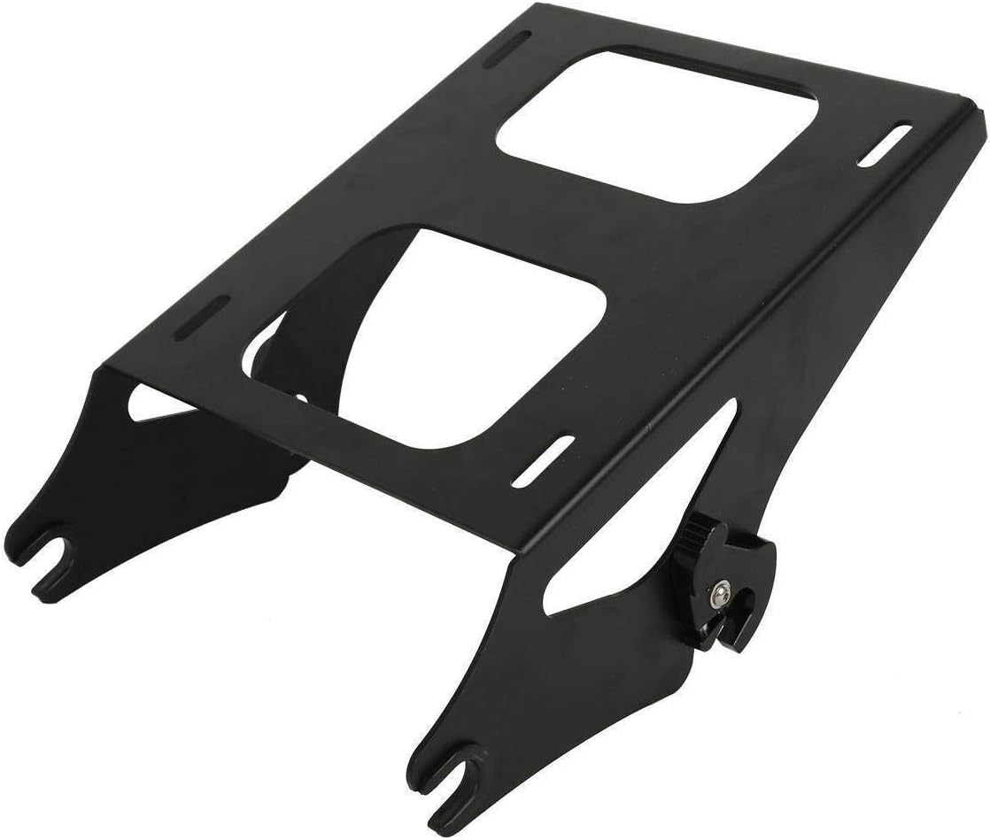 TCMT 13.7" King Motorcycle Trunk Box Backrest 2 Up Mount Rack Tail Light Luggage Rack Docking Kit Fit For Harley 2014-2025 Touring CVO Road King Road Glide Street Glide Electra Glide Pack