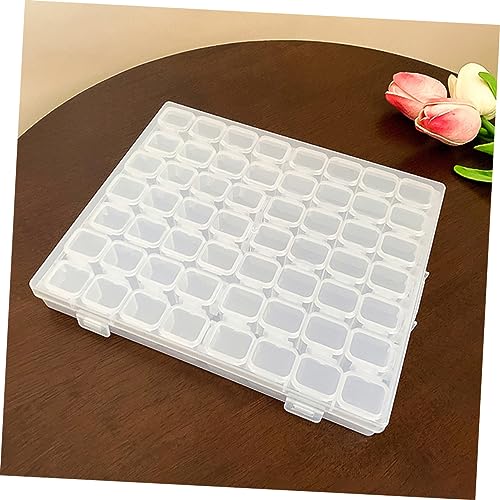 MAGICLULU Boîte À Bijoux Anti-Oxydation Transparent 8.27X6.89X1.10 Pouces Organisateur Compact Multi Compartiments Pour Rangement Bijoux Et Manucure Portable – vue 8