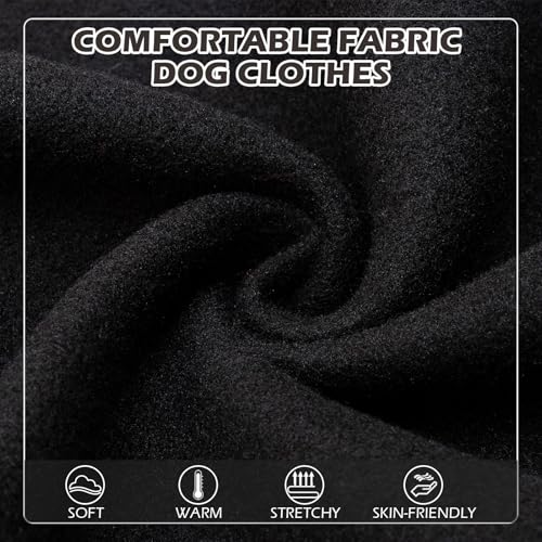EXPAWLORER Dog Hoodies- Fall Soft and Warm Dog Sweatshirt with Leash Hole, Winter Autumn Fleece Pet Clothes with Love ME Print for Puppy,Cat, Small Medium Large Dogs - Image 5