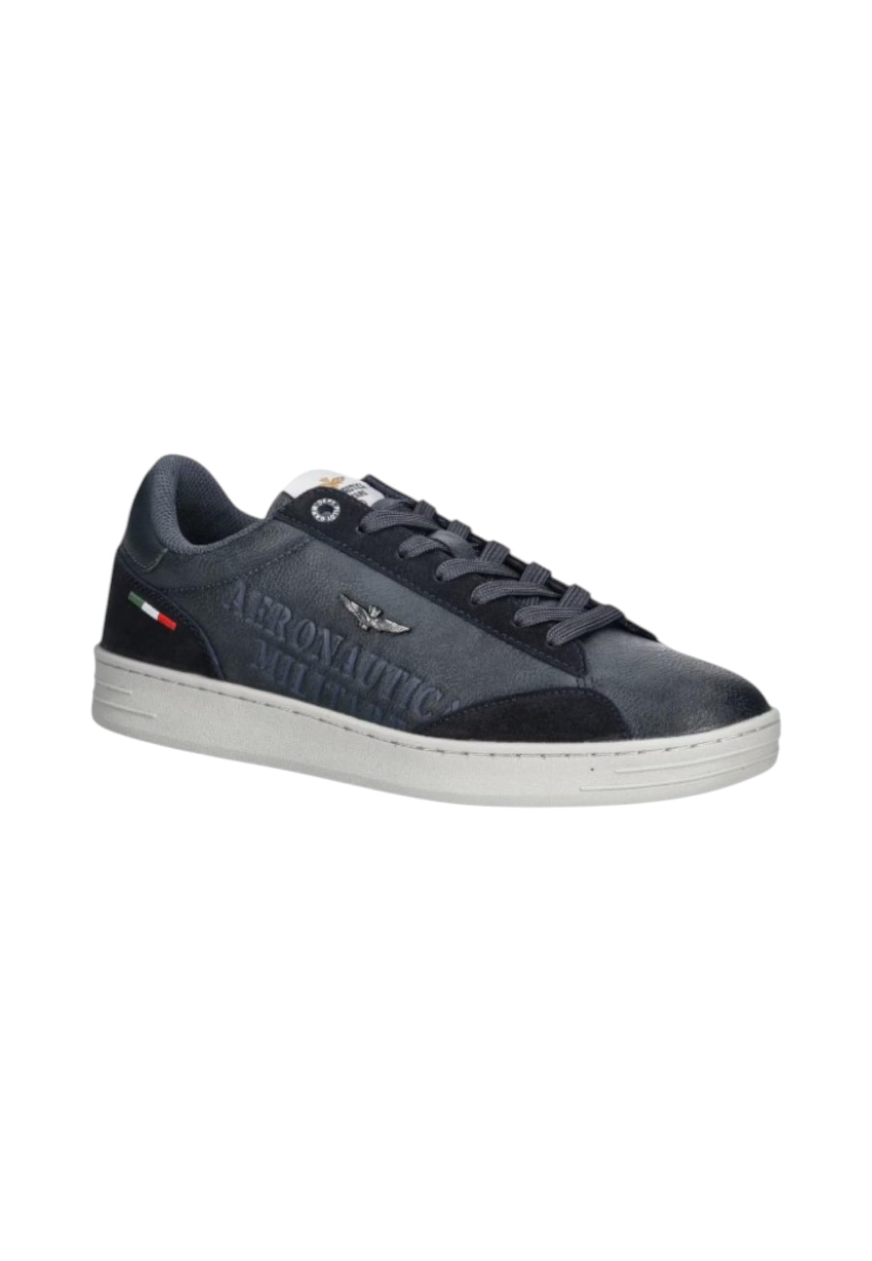 Aeronautica Militare Uomo Sneakers Basse 252SC0306UCT03385 Poliuretano Blu Scuro 44