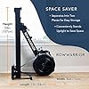 Row Warrior Air Rowing Machine | Foldable Gym-Quality Row Machine | 10- Damper Levels Cardio Machine for Full-Body Workout | Rowing Machine for Home Use with LED-Monitor | Rower Machine for Home Gym