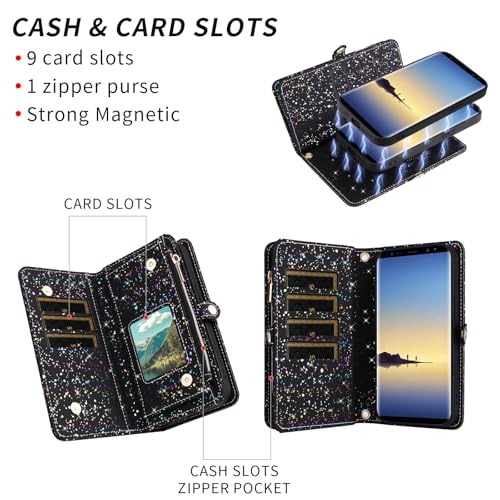 Coque Samsung Note 8 portefeuille pour simplifier vos sorties et virées shopping