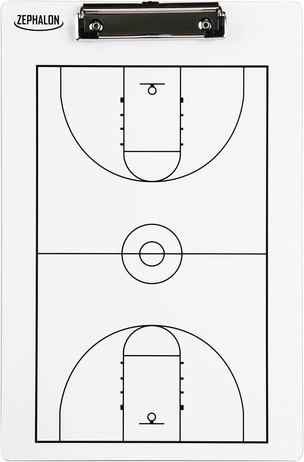 Dry Erase Basketball Clipboard for Coaches Double Sided Board, Sports Coaching (Large 14.5 x 9.5)