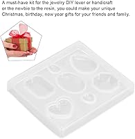 Vista 2 de Fundición, silicona transparente facetada para joyería y fabricación de manualidades