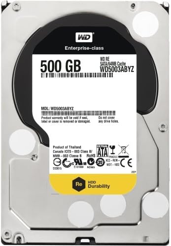WD RE4 WD5003ABYX 500GB 7200RPM 64MB SATA 3.5