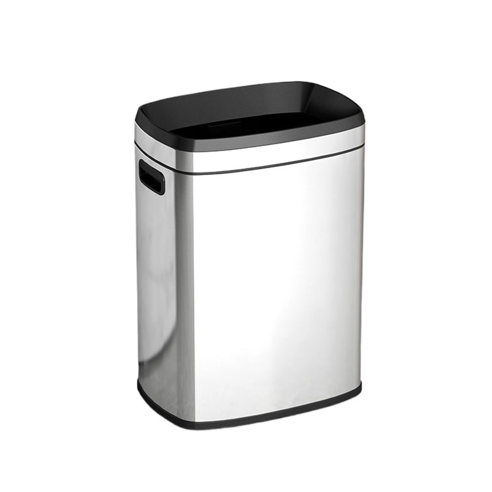 Z4T8M2K6G5 Waste Bin Open Top Trash Can, Stainless Steel Waste Bin with Removable Inner Basket for Bathrooms Restaurant Trash Can