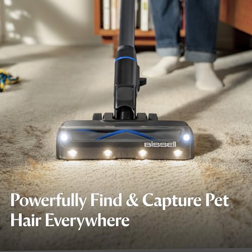 Image of Bissell PowerClean FurGuard 280W Self-Standing Cordless Vacuum w /Self-Cleaning Brush Roll, Strong Suction, Removeable Battery, Wall Mount, Upholstery Tool & Bright Headlights
