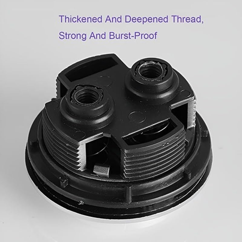 Botón de inodoro de doble descarga, botón de tanque de agua de doble descarga Universal de 38mm, redondo