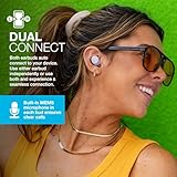 JLab Go Air Pop True Wireless Earbuds, In Ear Headphones, Bluetooth Earphones, Ear Buds with 32H Playtime, Bluetooth Earbuds with Microphone, USB Charging Case, Dual Connect, EQ3 Sound, Lilac - Image 4