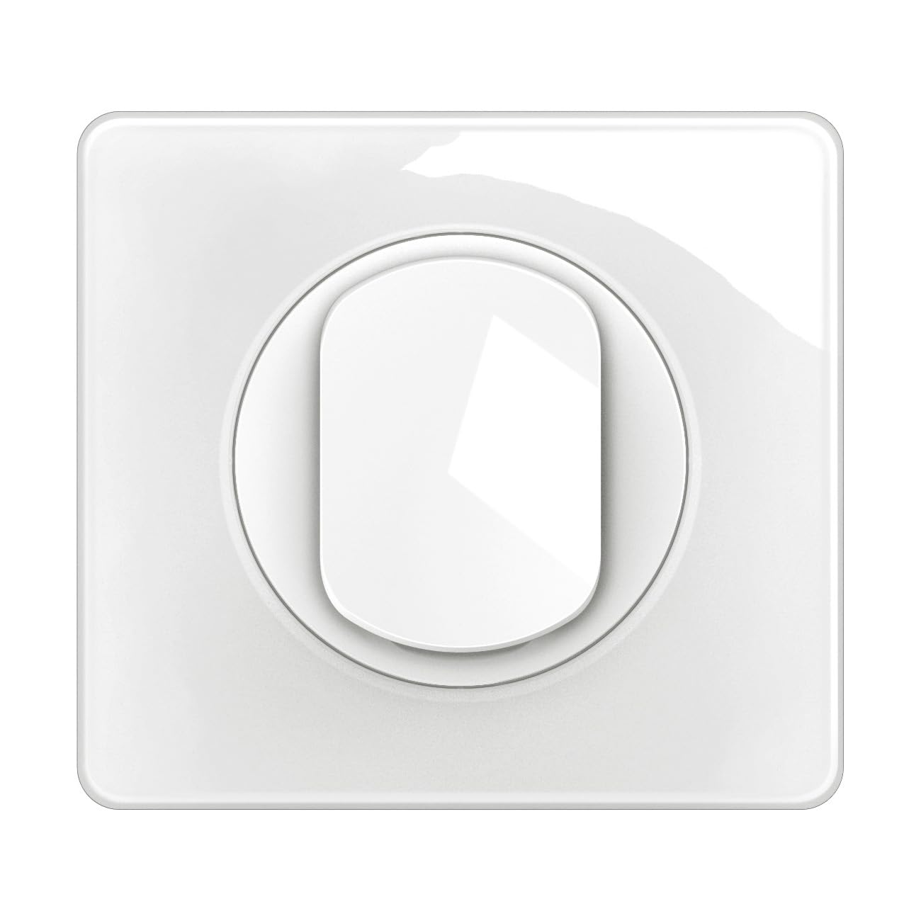 LEGRAND - Interrupteur Simple ou Va-​et-​vient + Plaque Céliane - 10A - Commande d'Eclairage Complète - Prêt à Installer - Blanc