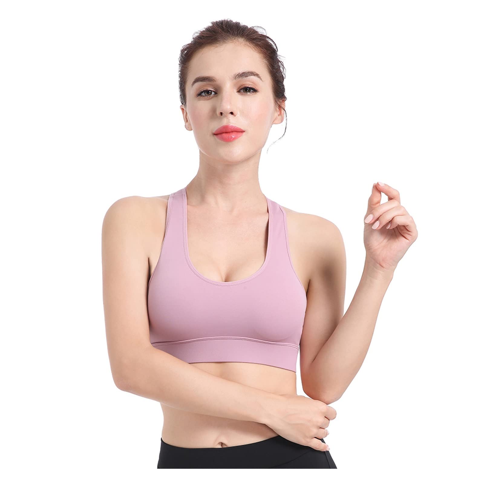 Reggiseno Sportivo Reggiseno Anti -cadente Reggiseno Sportivo Imbottito Yoga Top Poliestere in Poliestere Push up Ginn ginnash Reggiseno Fitness Sportivo