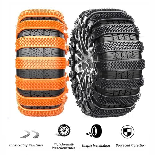 Chaînes à neige pour VW Beetle Coupe 2011-2021 | Pneus réutilisables d'urgence - 8