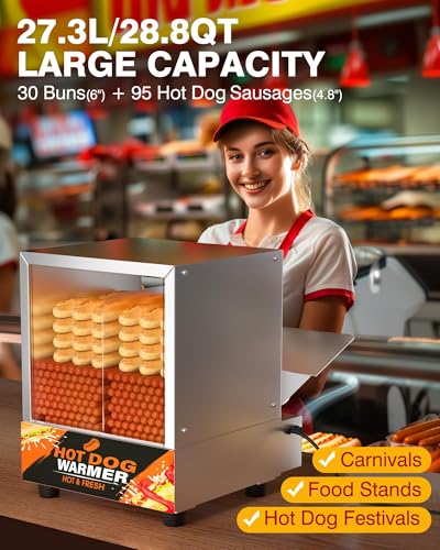 Image of WantJoin Hot Dog Steamer Machine
