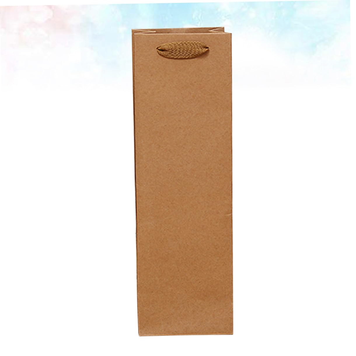 STOBAZA 48piezas Bolsa De Papel Kraft Para Vino Rojo De Bolsa De Almacenamiento Asa Para y Fiestas