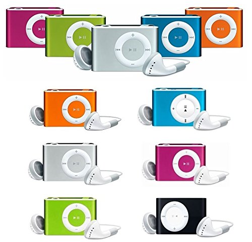 Lote de 20 MP3 Player + Auriculares + Cable USB en Caja de Regalo - Detalles para Bodas, Bautizos, Comuniones y Cumpleaños