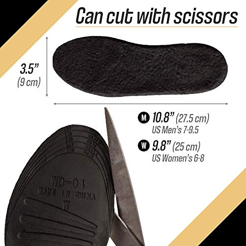 Plantillas elevadoras con peluche y aire 2" para hombre 7-9.5 miniatura 6