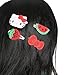 Hello Kitty Sweet Snacks 4-Piece Hair Clip Set