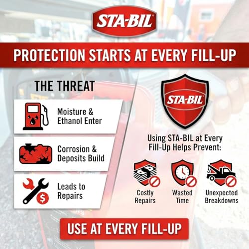 Image of STA-BIL 22295 Small Engine Ethanol Treatment and Fuel Stabilizer, 4. Fluid Ounces