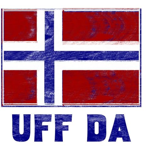 Taza Cerámica 15 oz Uff Da Norway Flag Café miniatura 3