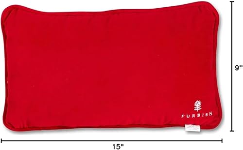 Miniatura 5 de FURBISH Almohada decorativa hecha a mano con punto de aguja – Whoop There It is – 9 x 15 pulgadas – Pequeña almohada bordada para cama, silla, sofá,