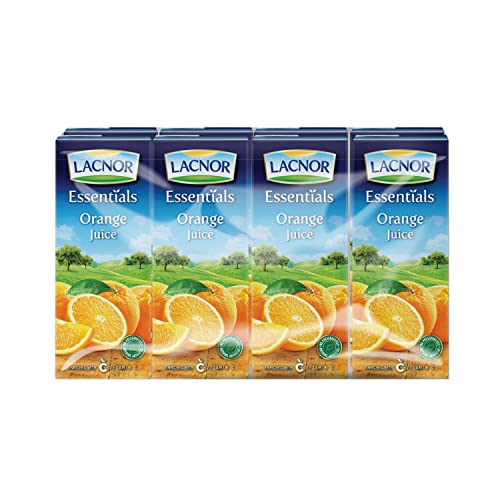 Lacnor Essential Orange Juice 8 x 180ml
