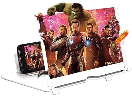 スクリーンアンプ 携帯電話スクリーンアンプ スマホ画面拡大ルーペ 電話スタンド 画面拡大鏡 折りたたみ式 携帯便利 軽量 目の保護 疲労軽減 ルーペ HD 3-4倍全部スマートフォンに適用