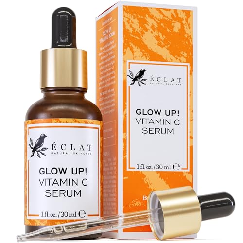 Eclat Skincare Vitamin C Face Serum - Skin Care for Dark Spots, Vitamin C Serum with Hyaluronic Acid, Ferulic Acid, & Vit E - Anti Aging and Skin Brightening, Vit C Face Care 1 Fl Oz