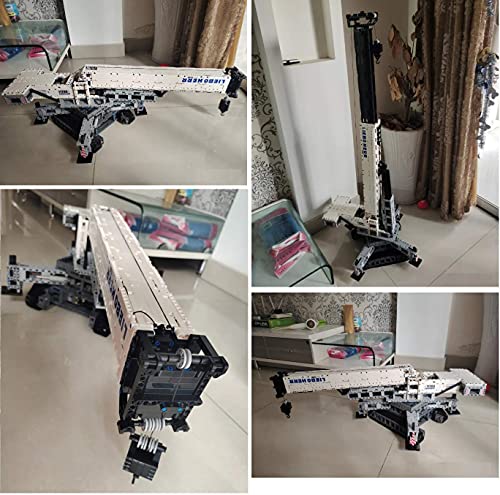 n.g. Home Decor Technic Liebherr LTR 11200 Raupenkran 12 Motoren und 4000 Steine - Kompatibel mit Lego – Bild 8