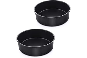 P&P CHEF 6 Inch Non-Stick Cake Pans: Perfect for Layered Cakes!