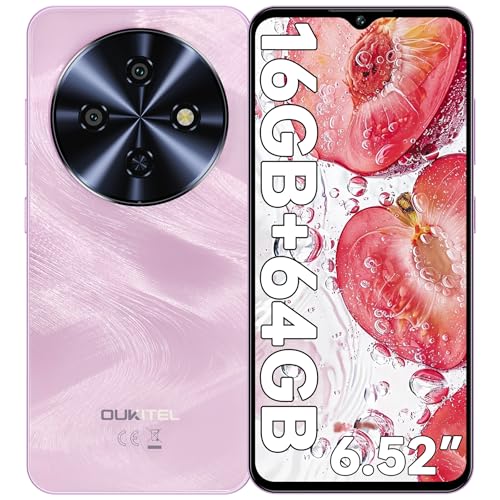 OUKITEL C5 Smartphone Android 14, 16GB+64GB/1TB Telefono Cellulare, 6.52" HD
