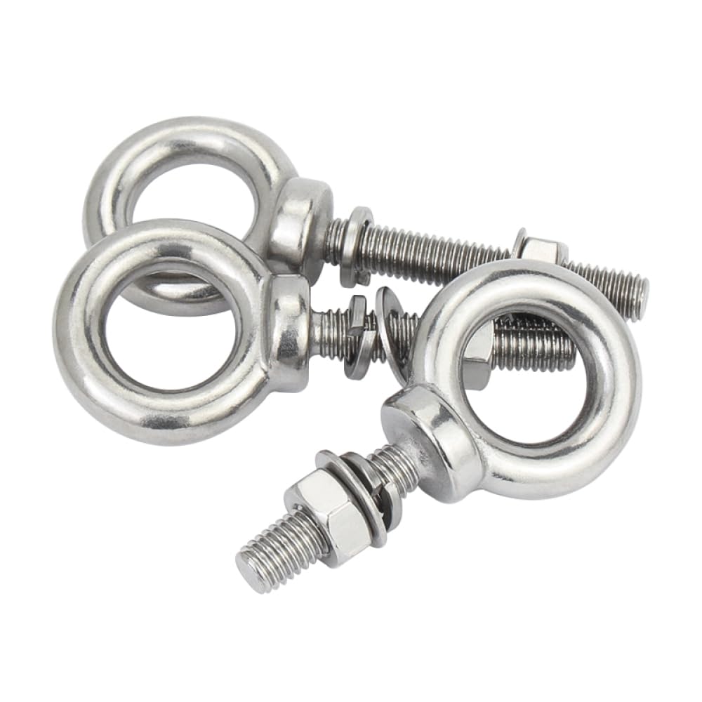 Boulons à Anneau en Acier Inoxydable Anneau de Levage Marin avec Boulon à œil(M8x25mm)