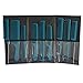 Produktbild Professionelles Styling Kamm Set, 9Pcs Salon Friseur Kits, Metall Spießenteaser/Sharp Tail/Wide Tooth/Schneidgriff Kamm(Blau)