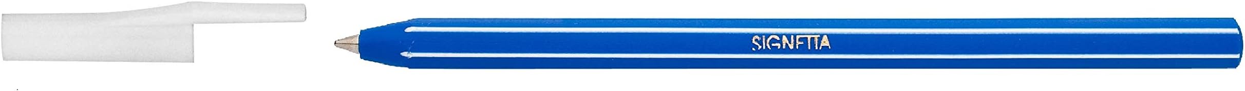 ICO Signetta Ballpoint Pen Blue Pack of 50 in Paper Box