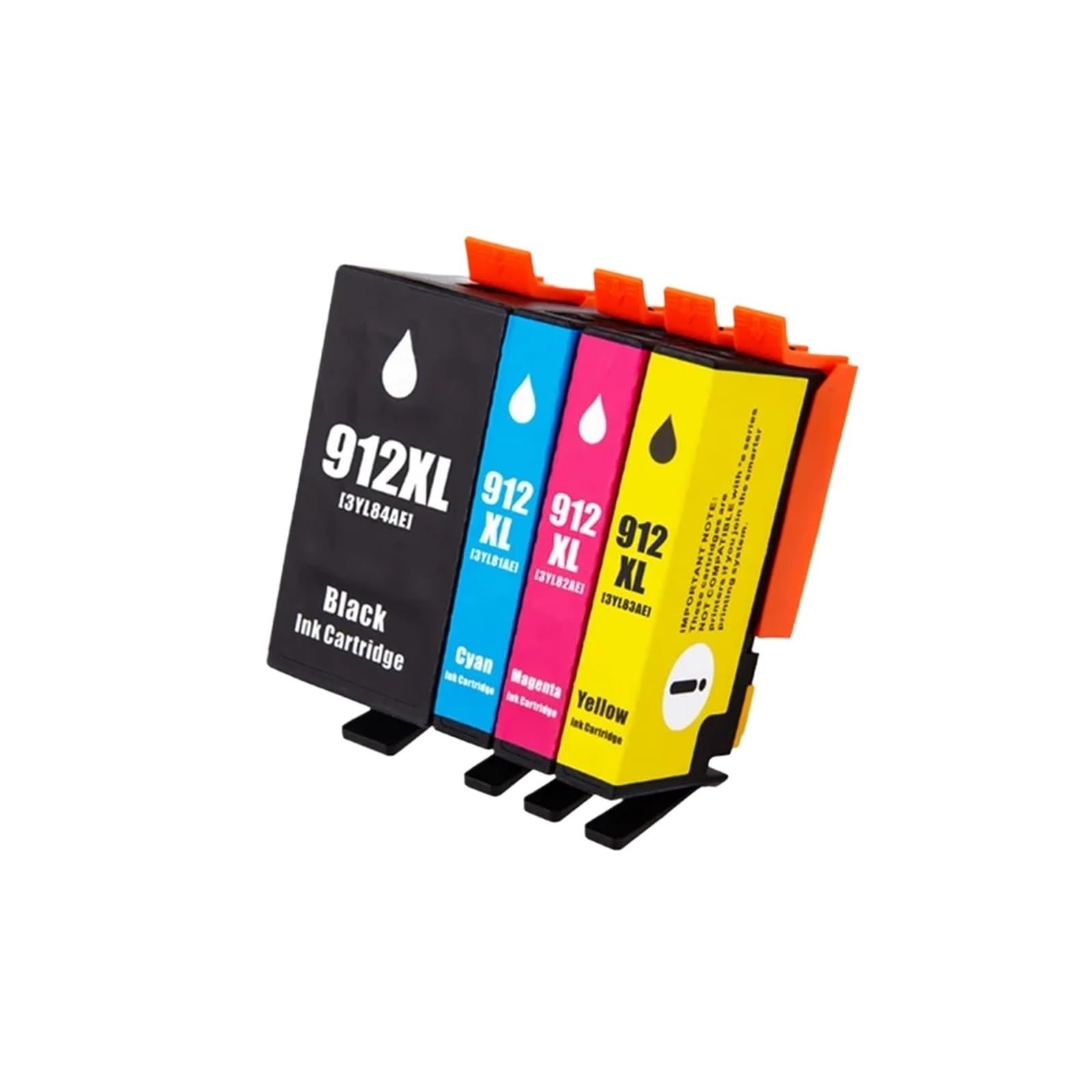 Cartuccia d'inchiostro 912 912XL, compatibile con HP, OfficeJet Pro