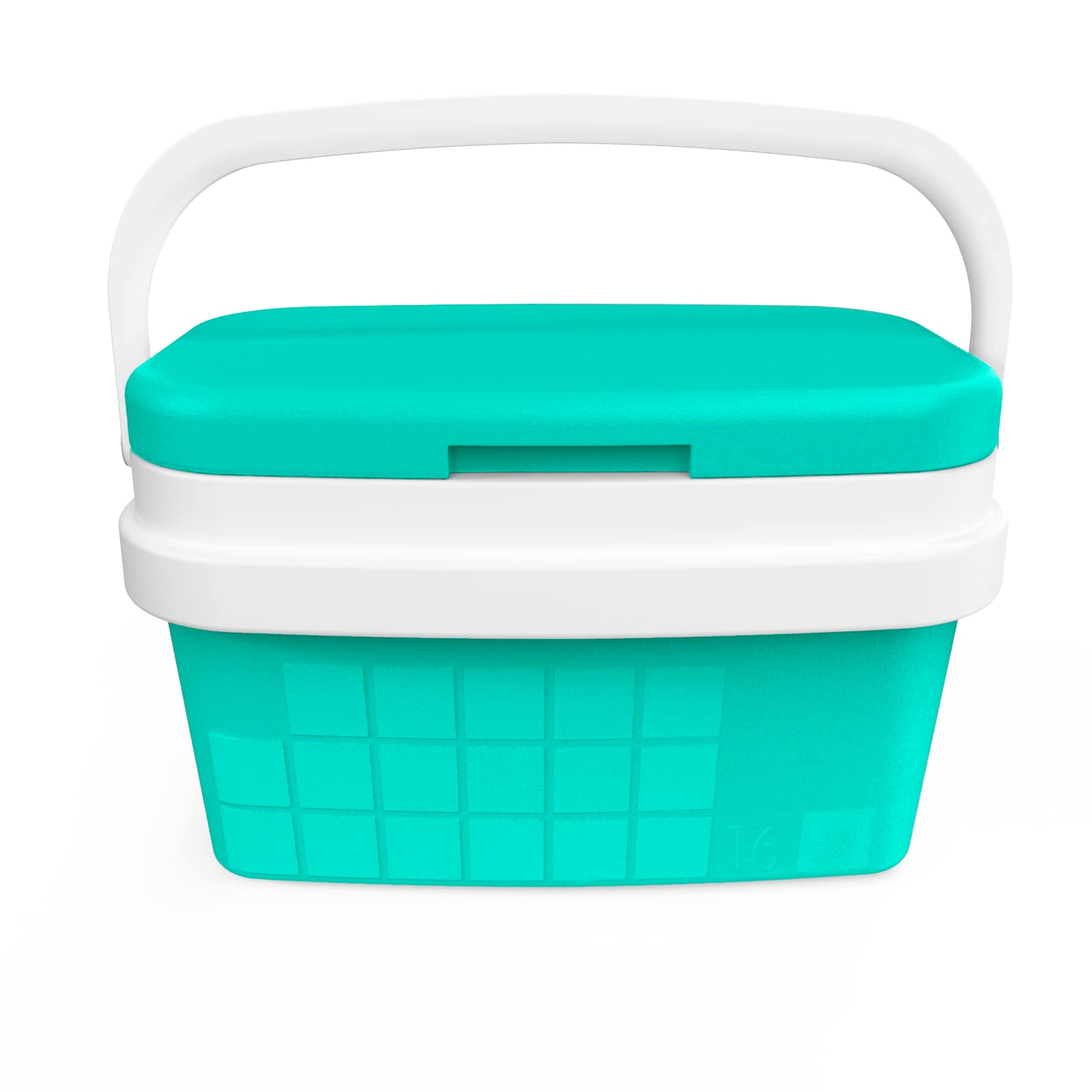COM-FORT HOUSE - Nevera Portátil con Asa Rígida - Porta Alimentos para Camping, Playa, Acampada - Nevera Colores- Varias Capacidades