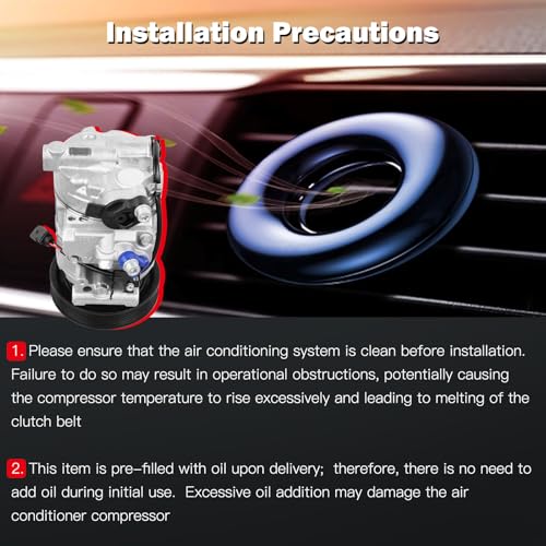 Image of cciyu Air Conditioning Compressor Fit for Audi A6 A7 Quattro Q5 S4 S5