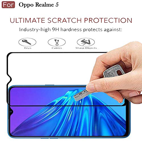 Image of STP FEEL� Premium Tempered Glass Screen Protector Compatible for Realme Narzo 30A / Realme Narzo 10 /10A / Narzo 20 /20A (Black, Pack of 1) Edge to Edge Coverage with Easy Installation Kit
